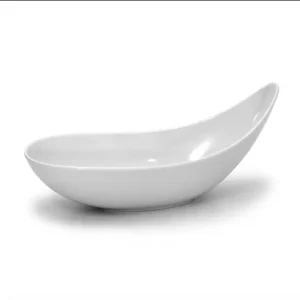 Slabowl melamine wit 37x19cm Weekendaanbieding