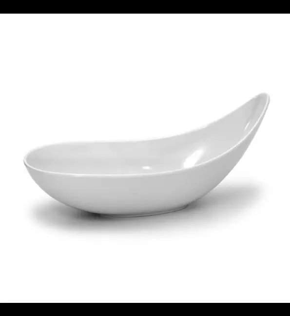 Slabowl melamine wit 37x19cm Weekendaanbieding