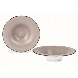 Betrouwbaar Le Nouveau Coq Pastabord Bowl Brush Tortora Ø27cm