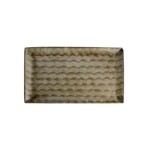 Premium Bord rechthoek bruin 33x19cm