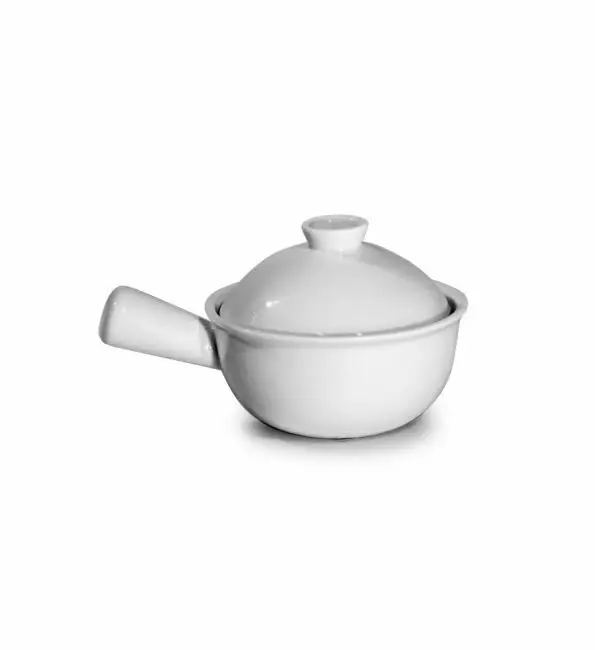 Potje met deksel wit Ø8,5x11,5xH7cm Veilige Betaling