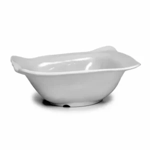 Merkproduct Kom vierkant melamine wit 38cm