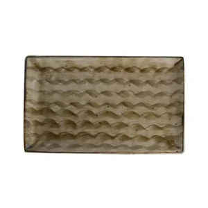 Bord rechthoek bruin 27x17cm Exclusieve Aanbieding