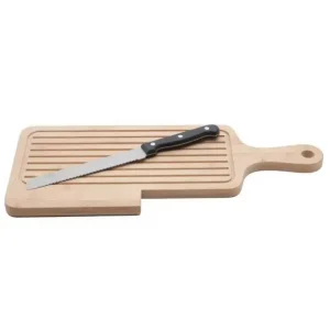 Broodplank met mes 45x19cm Shop Nu
