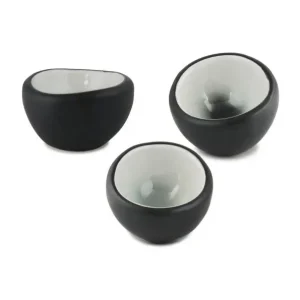 Hoge Kwaliteit Bowl Bilbao zwart/grijs Ø15cm