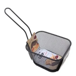 Frituurmandje zwart 10x8x7cm Hoge Kwaliteit