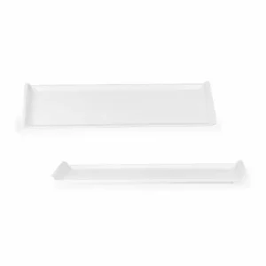 Schaal rechthoek melamine wit 53x15cm Direct Beschikbaar