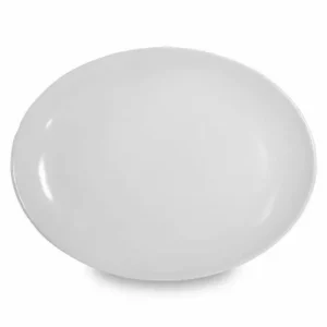 Bord ovaal melamine wit 45cm Favoriet