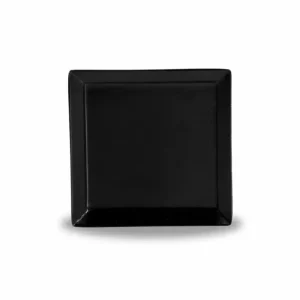 Bordje melamine zwart 10cm Fabrieksprijs