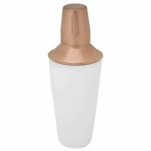Favoriet C&T Cocktailshaker wit/koper 750ml Ø9,5xH26cm