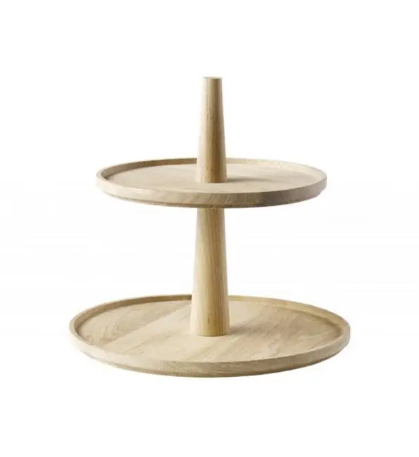 APS Etagère Valo 2 niveaus hout Ø30xH28cm Korting