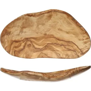 C&T Serveerschaal organisch olijfhout 23-28x10-16cm Veilige Betaling