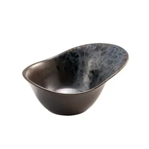 Veilige Betaling Le Coq Phobos Bowl ovaal zwart/blauw 21x16xH9,5cm