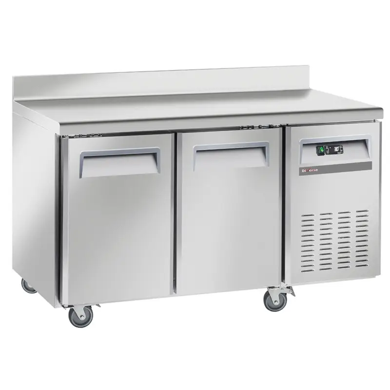 Diverso by Diamond Vrieswerkbank | 169L | 2 Deuren | GN 1/1 | Geforceerd | Achterrand | Wielen | 1350x700x850/950mm Tijdelijk Beschikbaar