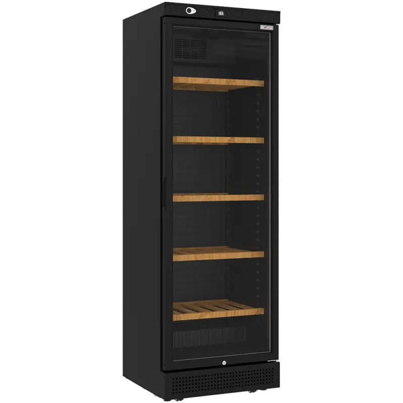 Diverso by Diamond Wijnkoelkast | 382L | Zwart | 1 Zone | Statisch | Ventilator | Wielen | 600x618x1863mm Hete Deal