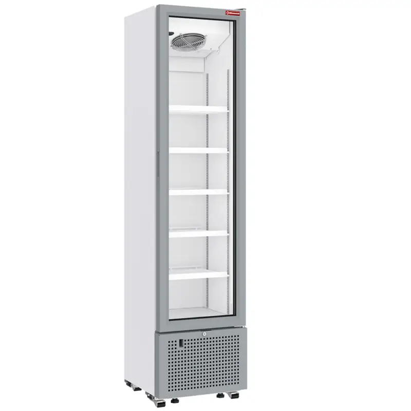 Shop Nu Diamond Koelkast | Smal Model | 221L | Wit/Grijs | +1°C/+9°C | Statisch + Ventilator | Wielen | 450x497x1881mm