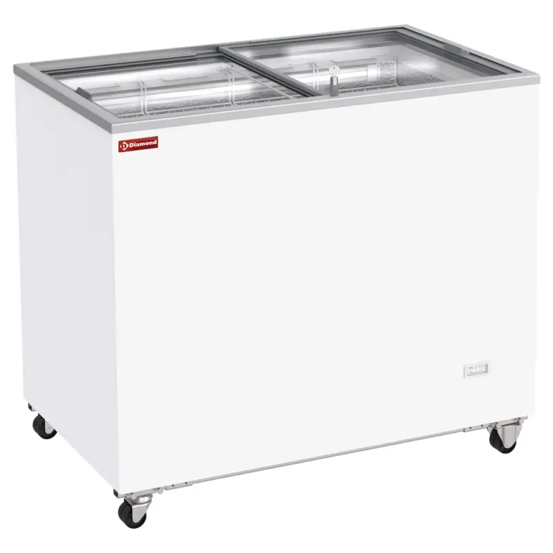 Diamond Vrieskist | 303L | Wit | -15°C/-23°C | Statisch | Schuifdeksels | 1015x635x890mm Koopje