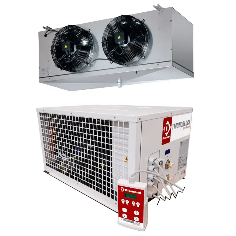 Flitsaanbieding Diamond Vriessplitunit | 13,2 m³ | -25°C/-15°C | 400V | 1.37 kW | 800x560x460mm