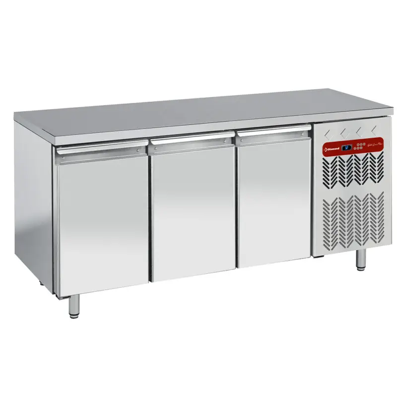 Populair Diamond Vrieswerkbank | Geventileerd | 3 Deurs | 1/1 GN | -20°/-10° | 1805x700x880/900mm