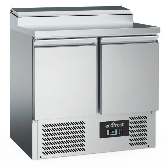 Ecofrost Saladette 240L | 2 Deuren | Statisch Koeling | +2°C/+8°C Beperkte Voorraad