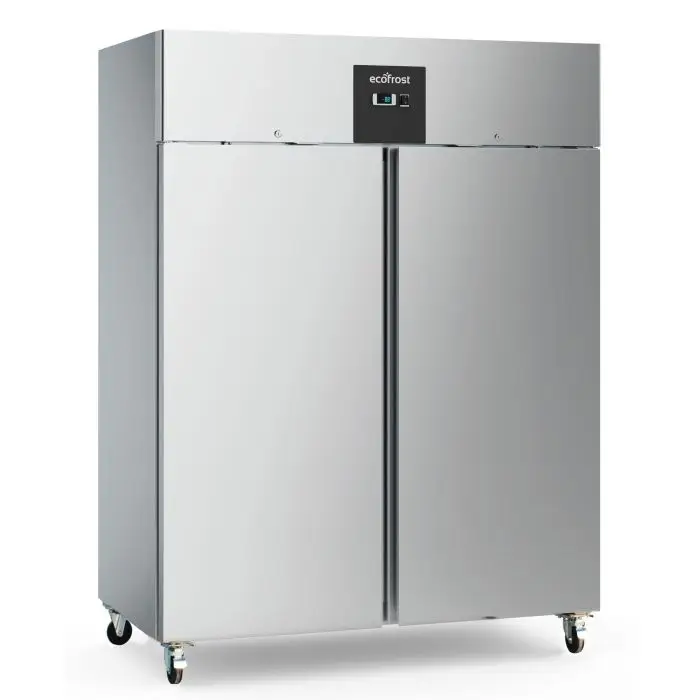 Ecofrost Vrieskast | 1200L 2/1 GN | RVS | -15°C/-20°C | Statisch + Ventilator | Wielen | 1340x810x2010mm Speciale Aanbieding