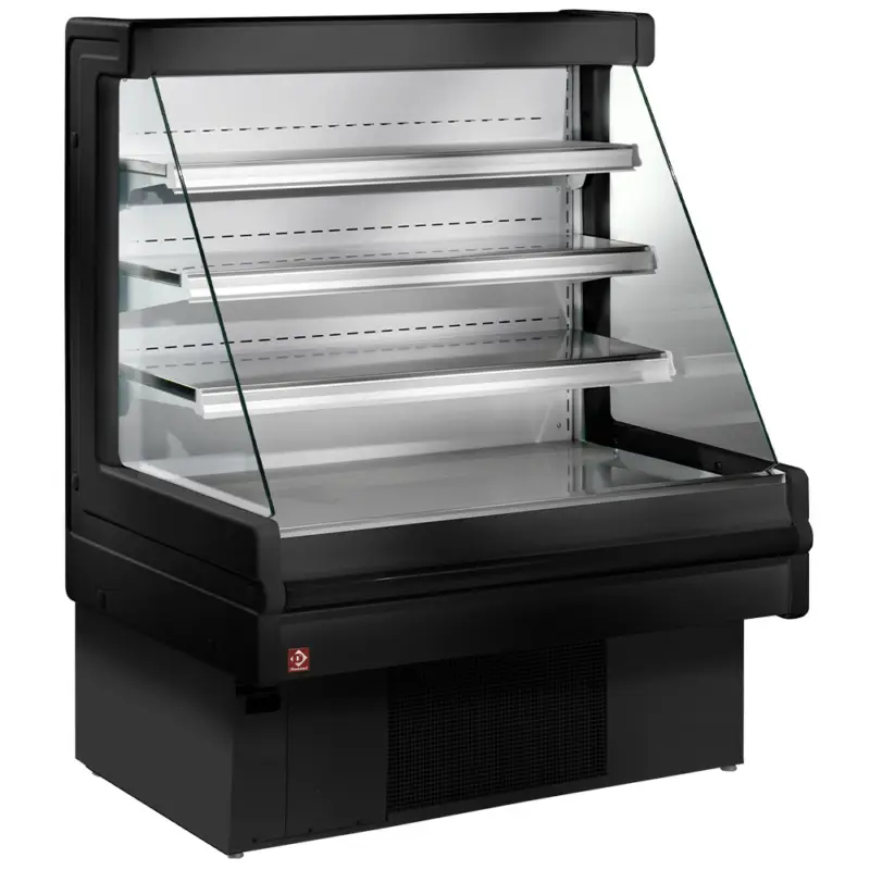 Diamond Wandkoeling | MANDY | Zwart | +2°C/+4°C | Geforceerd | 4 Schappen | 1.13kW | 1200x750x1290mm Dagaanbieding