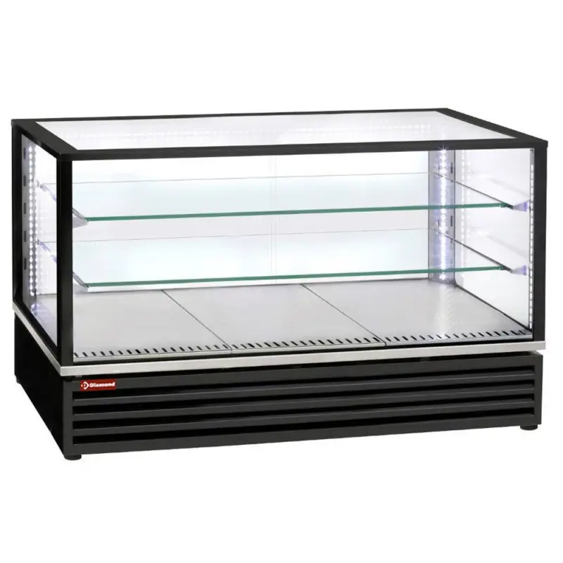 Diamond Koelvitrine | 270L | 3x 1/1 GN | Zwart | 1185x650x735mm Rechtstreeks Van De Fabrikant