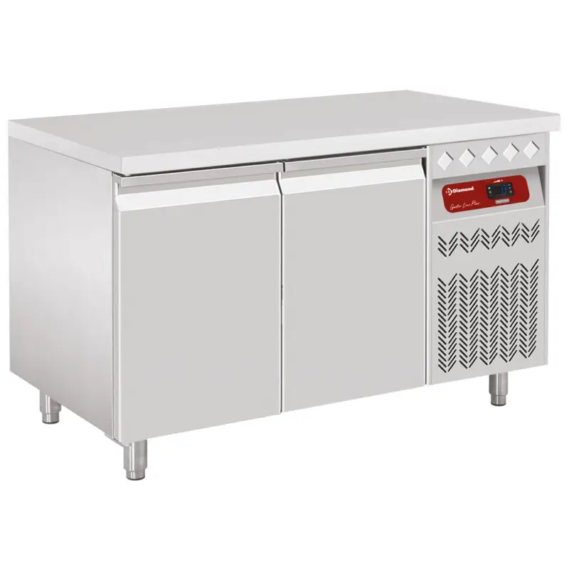Diamond Koelwerkbank | 260L | 2 Deuren 1/1 GN | -2°C/+8°C | Geventileerd | 1330x700x866/960mm Alleen Vandaag