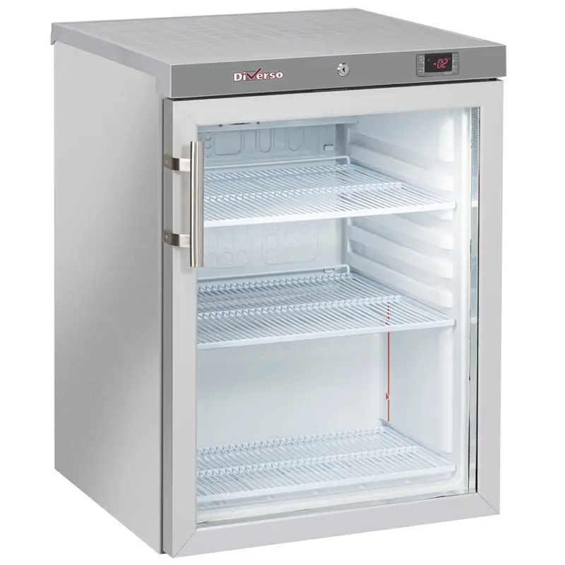 Diverso By Diamond Tafelmodel Koelkast | 200L | Grijs | Statisch | Ventilator | 600x625x853mm Lage Kosten