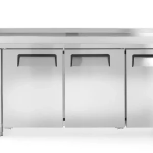 Shop Nu Hendi Vrieswerkbank | 390L | 3 Deuren | -22°C/-12°C | Geforceerd | Achter Rand | 1800x600x886mm
