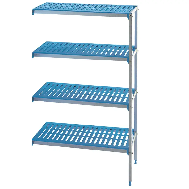 Voordeelprijs Hoekrek In Geanodiseerd Aluminium 4 Niveau’s “modular Rack”