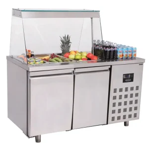 Saladette 2 Deuren 3x 1/1 GN Pan | Combisteel Express Levering