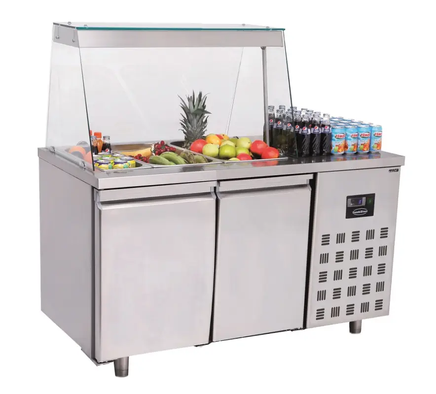 Saladette 2 Deuren 3x 1/1 GN Pan | Combisteel Express Levering