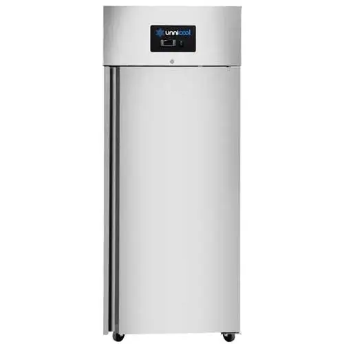 Unnicool Koelkast | 650L | RVS | -2°C/+8°C | Geforceerd | Wielen | 740x830x1990mm Koopje