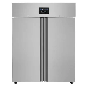 Tijdelijk Beschikbaar Unnicool Vrieskast | 1200L | RVS | -10°C/-20°C | Geforceerd | Wielen | 1480x730x1990mm