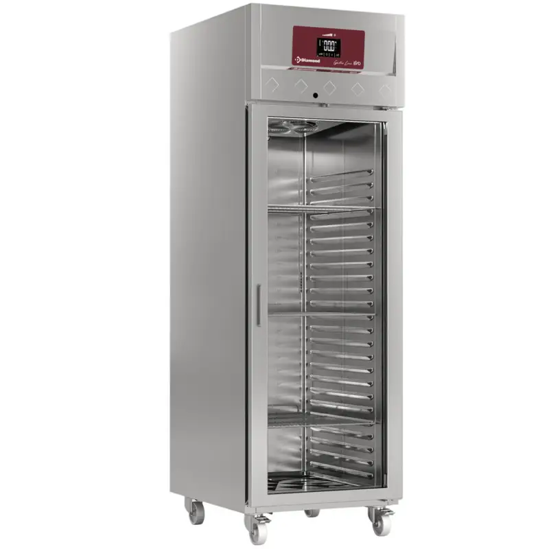 Gereduceerde Prijs Diamond Koelkast | GASTRO LINE | 700L 2/1 GN | RVS | 0°C/+8°C | Geforceerd | Wielen | 693x856x2145mm