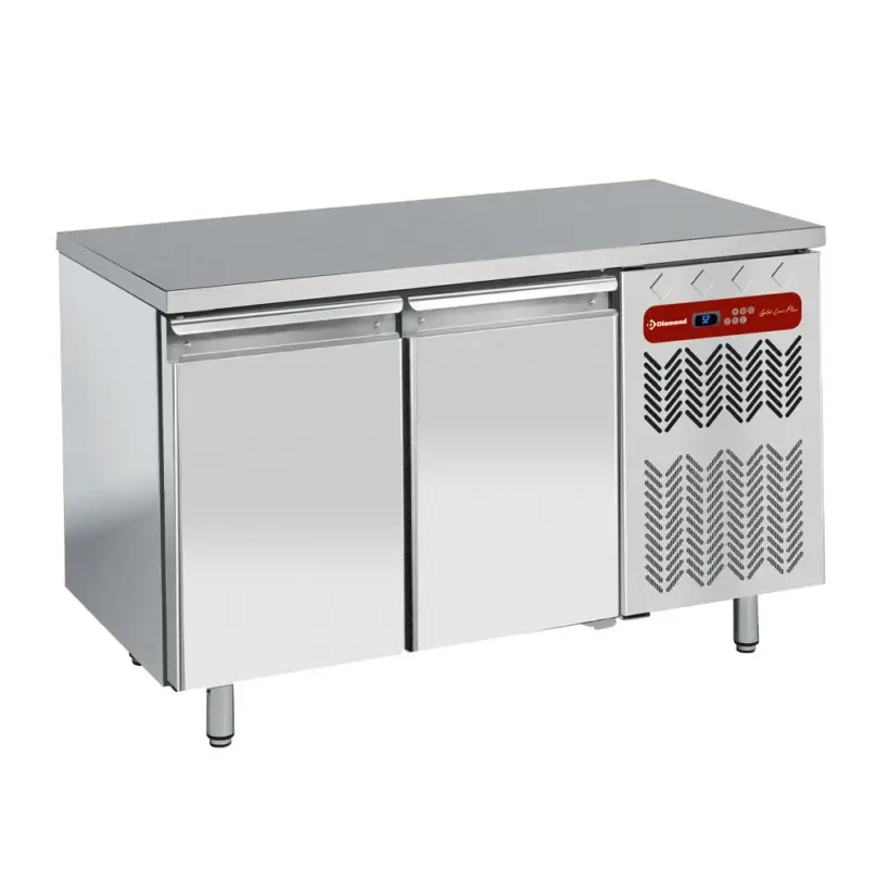 Diamond Koelwerkbank | Energiezuinig | 260L | 2 Deuren 1/1 GN | -2°C/+8°C | Geforceerd | 1355x700x880/900mm Superprijs