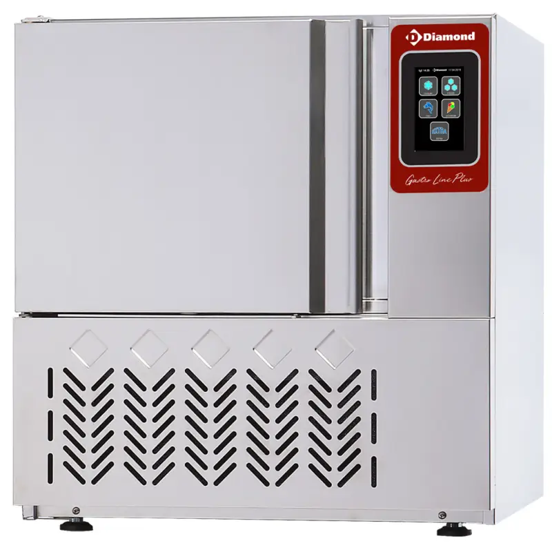 Must-Have Diamond Blastchiller | 3 Niveaus (1/1 GN) | 12kg Koelen / 8kg Vriezen | 230v | Touchscreen | 620x650x670mm