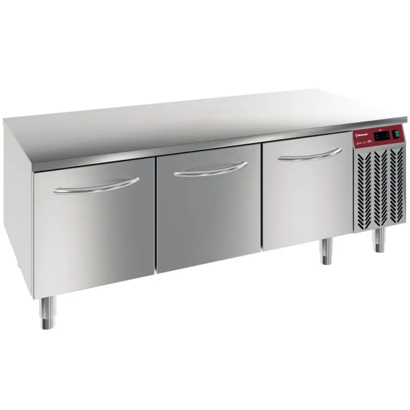 Diamond Koelwerkbank | GASTRO LINE | Laag Model | 360L | 3 Laden | -2°C/+8°C | Geforceerd | 1600x700x570/610mm Hoge Kwaliteit