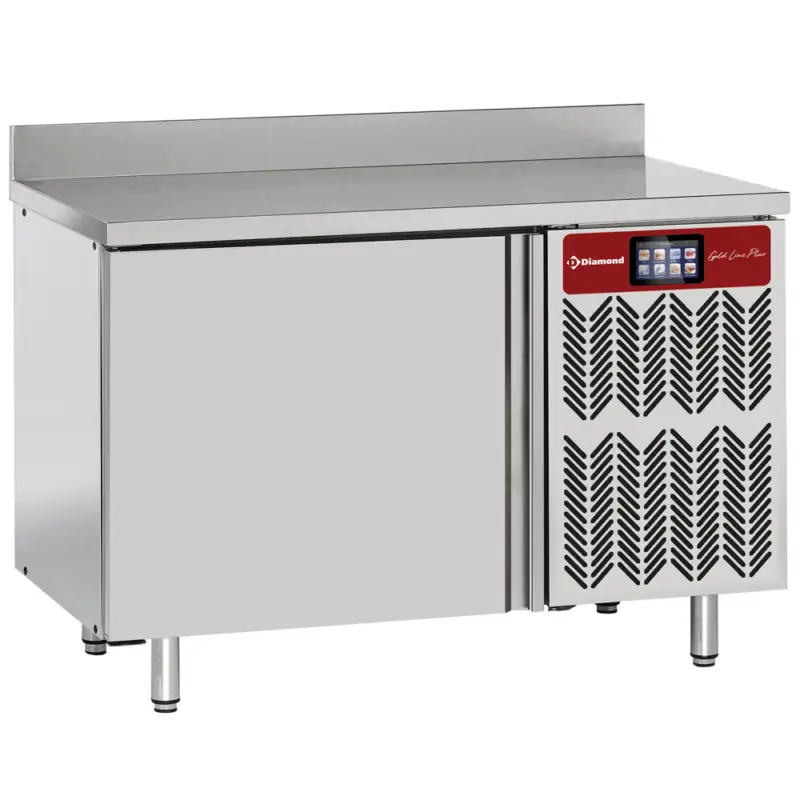 Speciale Aanbieding Diamond Koelwerktafel | Touchscreen | 12-20kg | Achter Rand | 6x GN 1/1 | 230v | 1250x700x880/900+85mm