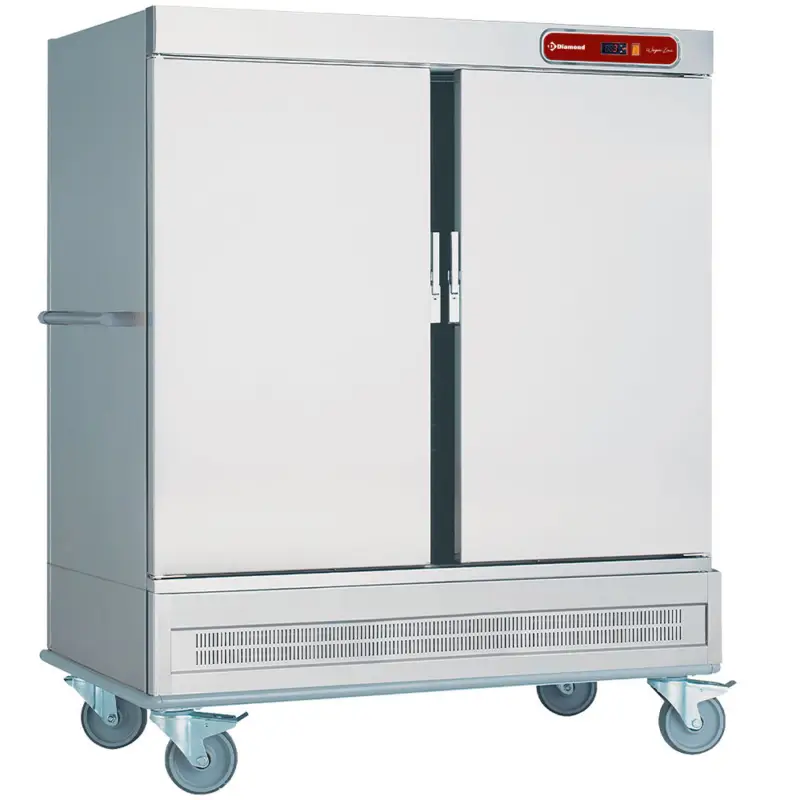Betrouwbaar Diamond Maaltijdwagen | Gekoeld | 40x 2/1 GN | +2°C/+8°C | Geventileerd | 1518x865x1776mm