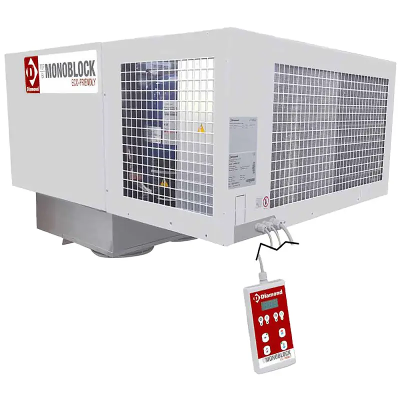 Diamond Plafondunit | 4.6-5.4m³ | -15°C/-25°C | 0.58kW | 230V | 880x700x390/520mm Gecertificeerd