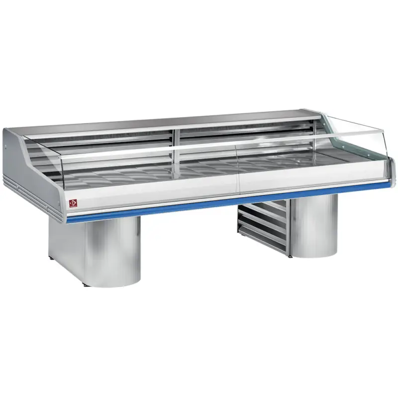 Diamond Vis Koeltoonbank Self Service | 0°/+2°C | 230V | 2 Compressoren | 3500x1195x1175mm Laatste Kans