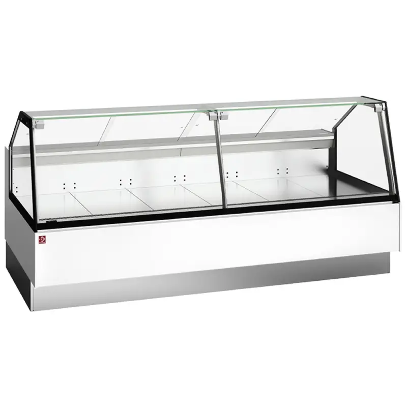 Tijdelijk Beschikbaar Diamond Vleeskoeltoonbank | CORSICO | -1°C/+7°C | Geforceerd | Kantelruit | 3125x1150x860/1200mm