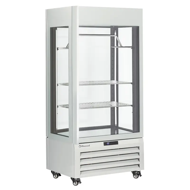 Diamond Vleesvitrine | EXALTA | Energiezuinig | 600L | Wit | -2°C/+10°C | Geforceerd | 4 Niveaus | Wielen | 900x650x1900(h)mm Merkproduct