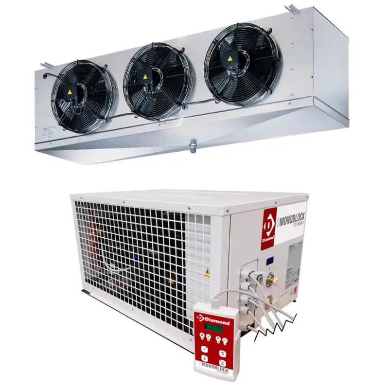Beste Prijs Diamond Vriessplitunit | 27,8 m³ | -25°C/-15°C | 400V | 1.95 kW | 800x560x460mm