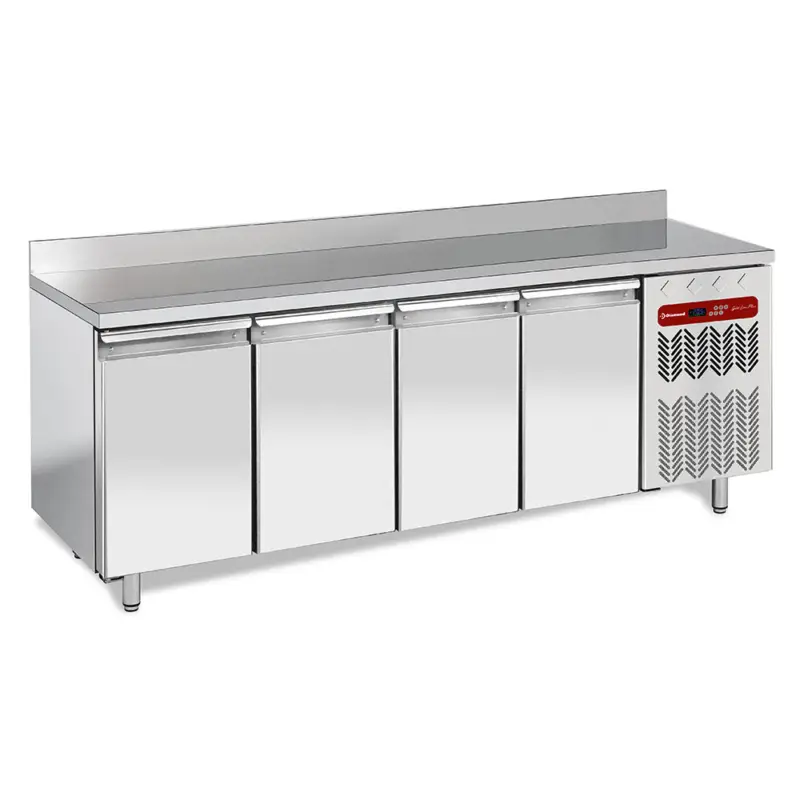 Laatste Kans Diamond Vrieswerkbank | 550L | GN 1/1 | 4 Deurs | -20°/-10°C | Geventileerd | Achter Rand | 2250x700x880/900+85mm