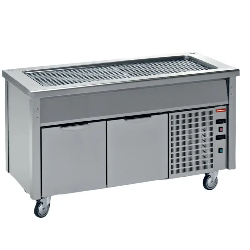 Element Met Gekoelde Top Op Gekoelde Kast Premium