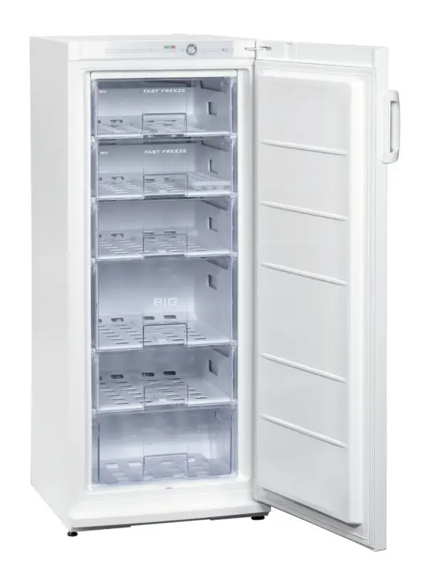 Koopje Bartscher Vrieskast | Laag Model | 245L | Wit | -18°C | Statisch | 600x620x1450mm