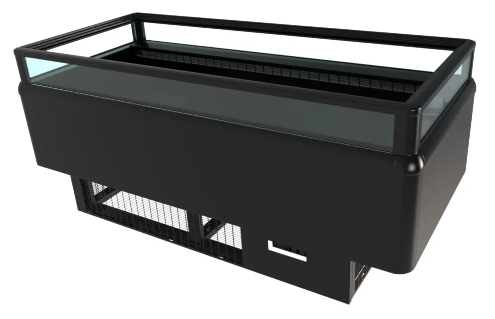 Rechtstreeks Van De Fabrikant Combisteel | Koel-/Vrieseiland | Zwart | Schakelbaar | -16°C/-22°C & 0°C/+6°C | 1.2kW | 230V | 1476x1036x936mm